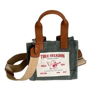 True Religion Denim Mini Tote Crossbody Bag 🎉 HOST PICK 🎉